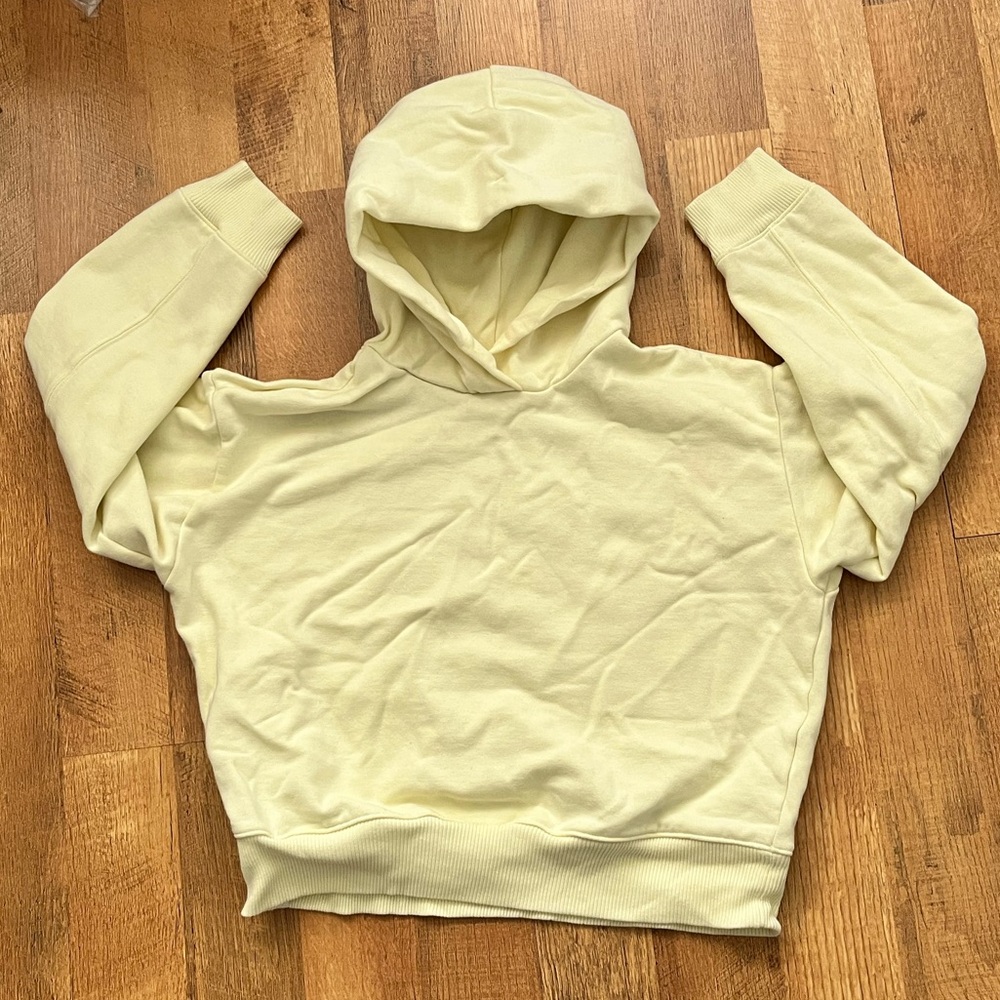 a new day Thick Light Yellow Hoodie